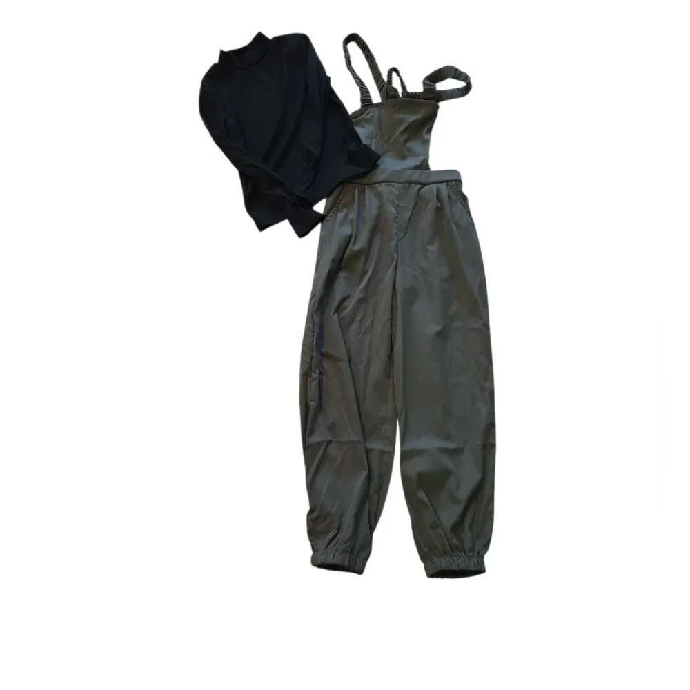 Stylish Black Jumpsuit for Girls Size 9